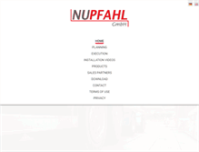Tablet Screenshot of nupfahl.de